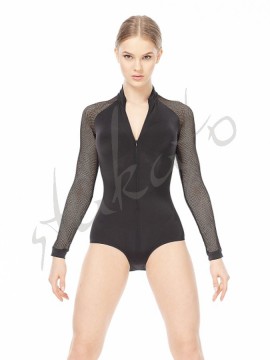Body taneczne z zamkiem i siateczką Alina DanceMe