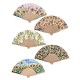 Wooden milonga fan Sunflowers