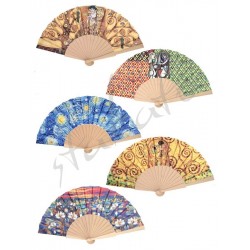 Wooden milonga fan Painters
