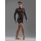 Luca mesh long sleeve T-shirt Ballet Rosa