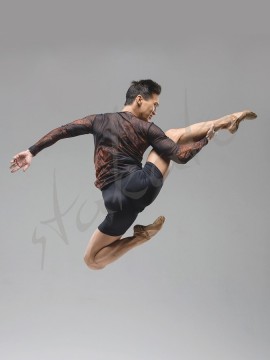 Bluzka męska z siatki Luca Ballet Rosa
