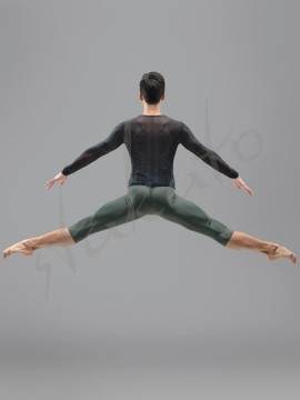 Bluzka męska z siatki Misu Ballet Rosa