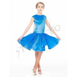 Yana Stand up collar velvet dress for girls