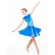 Yana Stand up collar velvet dress for girls