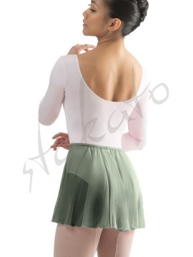 Pull On Mock Wrap Skirt Bethanie Ballet Rosa