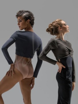 Krótki sweterek - ocieplacz bambusowy Megumi Ballet Rosa
