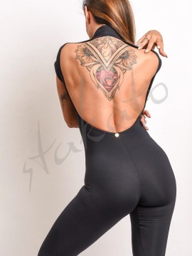 Perfect Black bodysuit unitard Lure