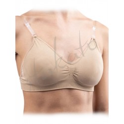 Seamless clear back bra with padding Silky Dance