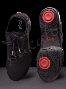 Fuego Split-Sole All-Black Sneakers