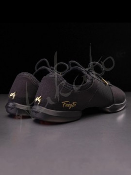 Fuego Split-Sole All-Black Sneakers