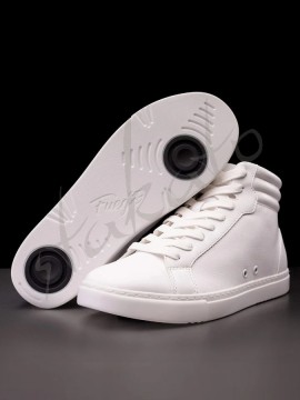 Fuego High-Top White Sneakers