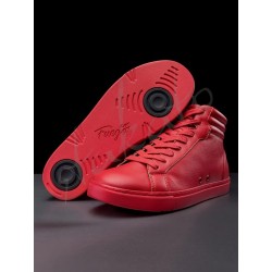 Fuego High-Top Red Sneakers