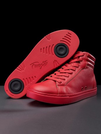 Fuego High-Top Red Sneakers
