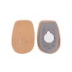 Podpiętki skórzane z lateksem Leather&Latex Heel Pad