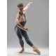 Footless men tights regular waist Lorenzo MF Ballet Rosa