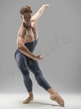 Footless men tights regular waist Lorenzo CL Ballet Rosa