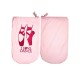I LOVE DANCE glittery pointe shoe bag