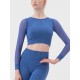 Wave 180 Indaco Long Mesh Sleeve Top Pridance