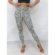 Adicto Salvaje White panther dance leggings