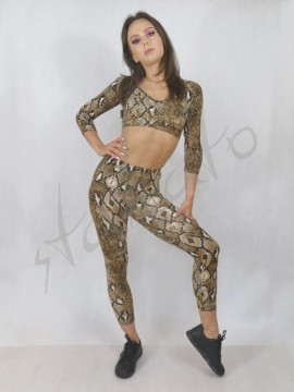 Safari Set - crop top & leggings Grand Prix