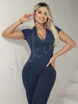 Perfect Dark Blue bodysuit unitard Lure