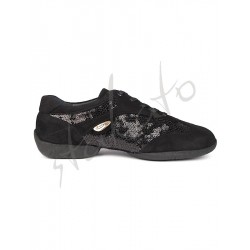 Portdance model PD01 FASHION Black Nubuck Glam - sneaker