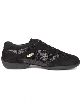 Portdance model PD01 Black Nubuck Glam