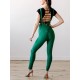Legginsy do bachaty na szelkach Suspenders Green Lure