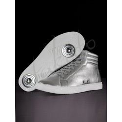 Sneakery Fuego High-Top Silver