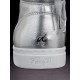  Sneakery Fuego High-Top Silver