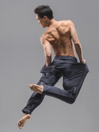 Pleated ballet pants with pockets Lycus Ballet Rosa