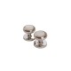 Silver shirt studs for men