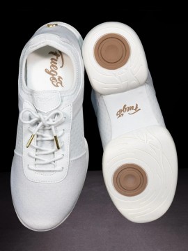 Fuego Split-Sole White Sneakers