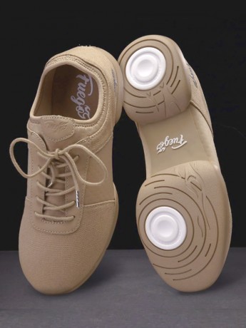 Sneakery Split-Sole Latte Fuego