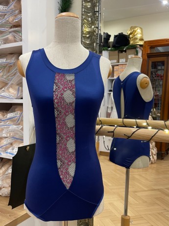 Victoria Navy Mandala leotard Juli Garden