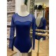 Joanna Navy Leotard with long sleeve Juli Garden