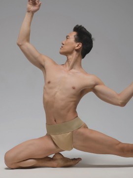 Szpongi - męski pas baletowy Leon Ballet Rosa