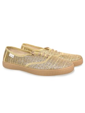 Swingz Begona Cervera model Fly  Oro Serraje 
