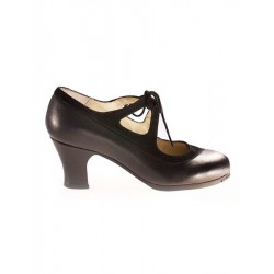 Flamenco shoes M37 Candor Box Negro 6 cm Begoña Cervera