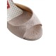 Tangolera model A8 Camoscio Beige Stampa Fiori T6