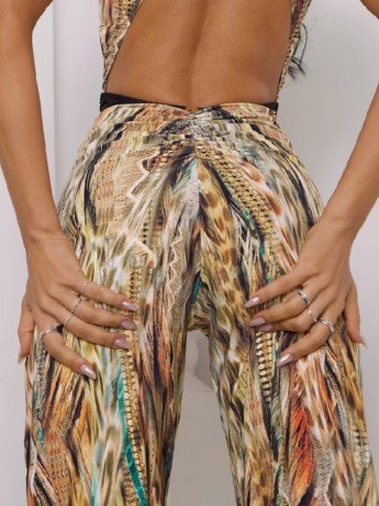 Legginsy modelujące Brown Feathers Lure
