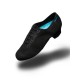 IDS style Artiste Split-Sole Black Nubuck / Black Silver Hologram