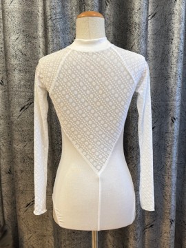 Body Zena White Dot  długi rękaw Juli Garden