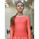 Dress with 3/4 sleeves and lace for girls 