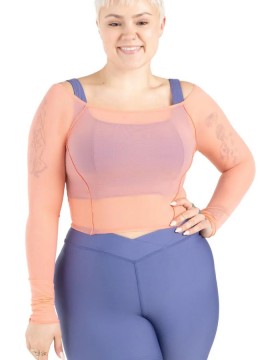 Dusk longsleeve mesh Top 12247W Capezio