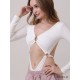 Body taneczne dwuczęściowe Sahara White LaFitwear