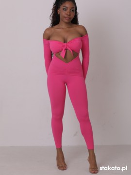 Kalahari Barbie Pink dance jumpsuite long sleeve LaFitwear