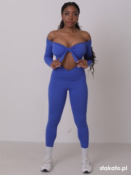 Kalahari Royal Blue dance jumpsuite long sleeve LaFitwear
