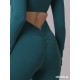 Kalahari Teal Green dance jumpsuite long sleeve LaFitwear