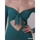 Kalahari Teal Green dance jumpsuite long sleeve LaFitwear